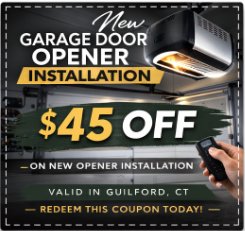 Coupon - New Garage Door Opener Installation $45 Off