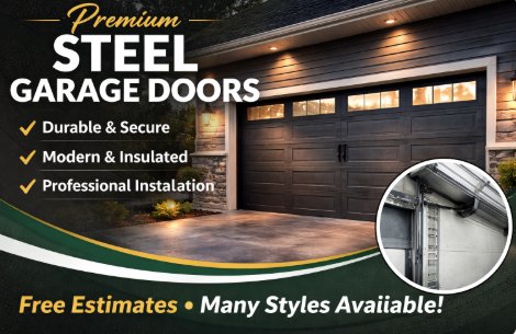 Steel Garage Door Installation Guilford