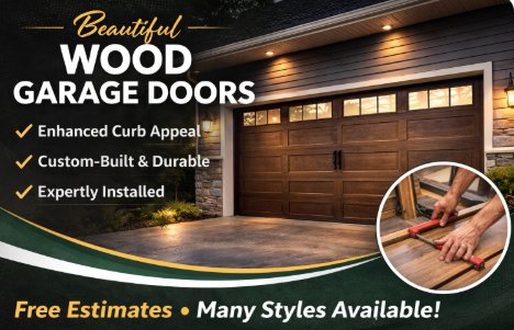 Wood Garage Door Installation Guilford